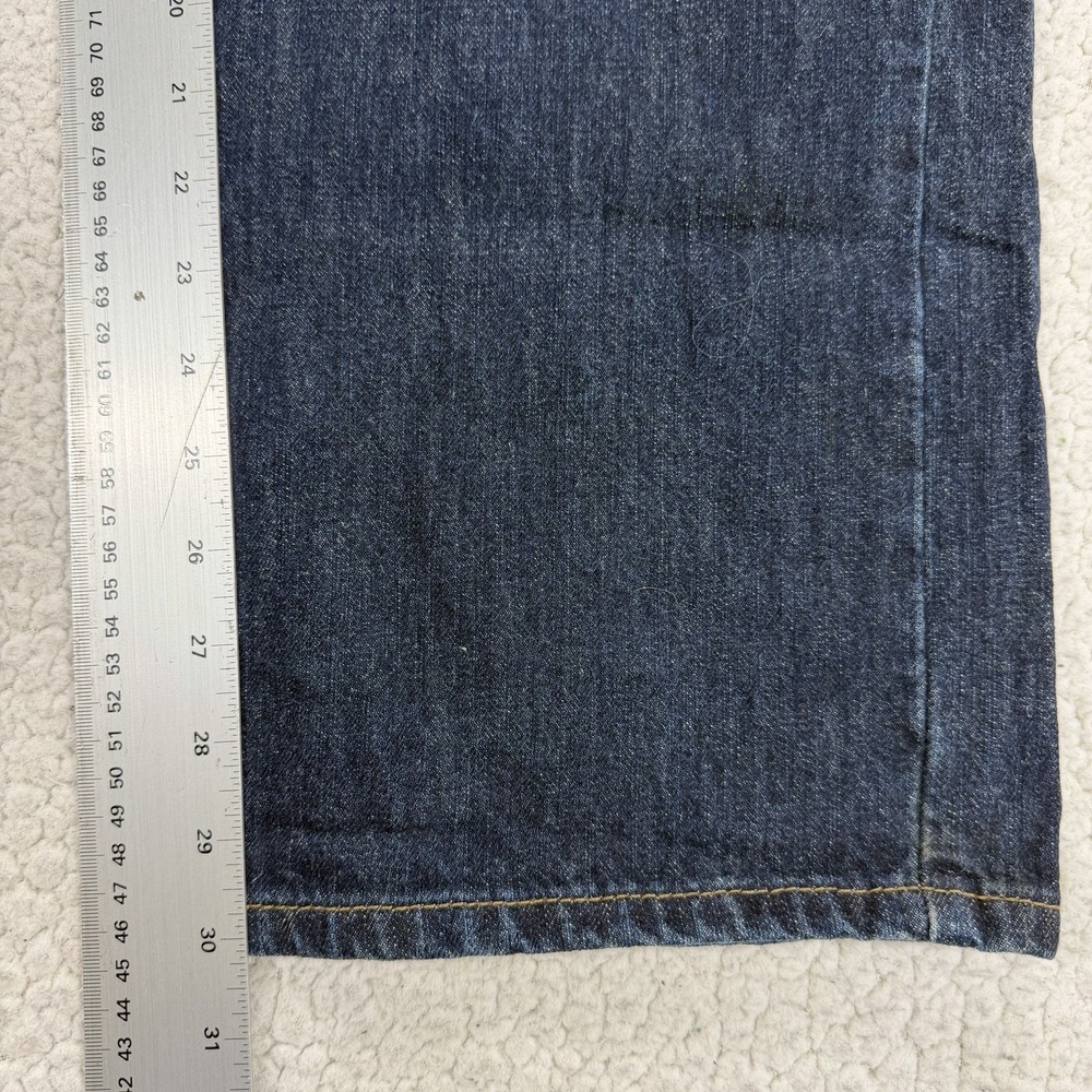 Calvin Klein Relaxed Straight Jeans Mens 34x30 Streetwear Grunge Casual Normcore - Picture 8 of 11
